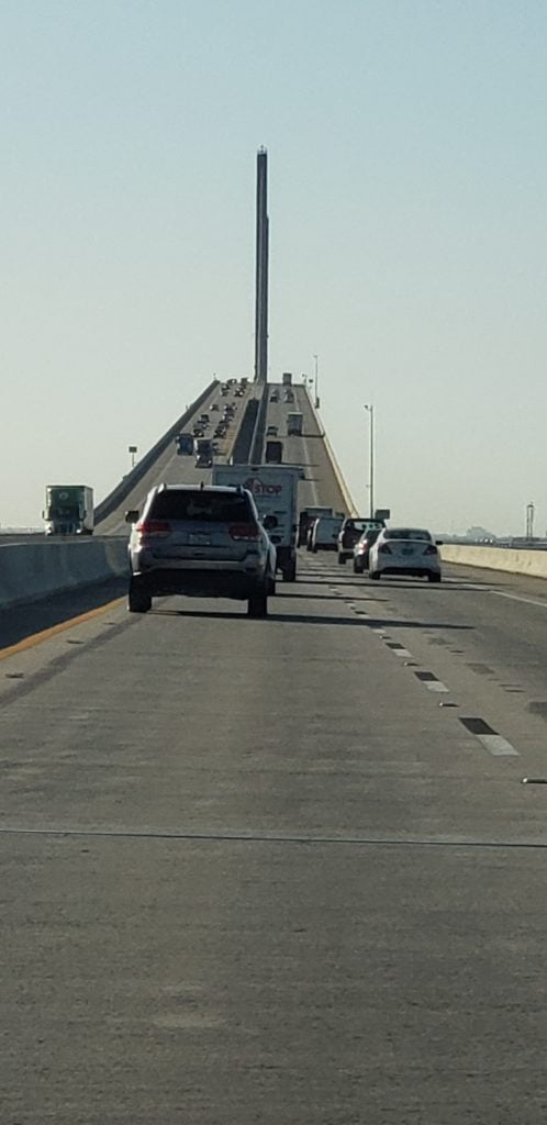 Bridge outside of Tampa - road trip to Florida Keys
