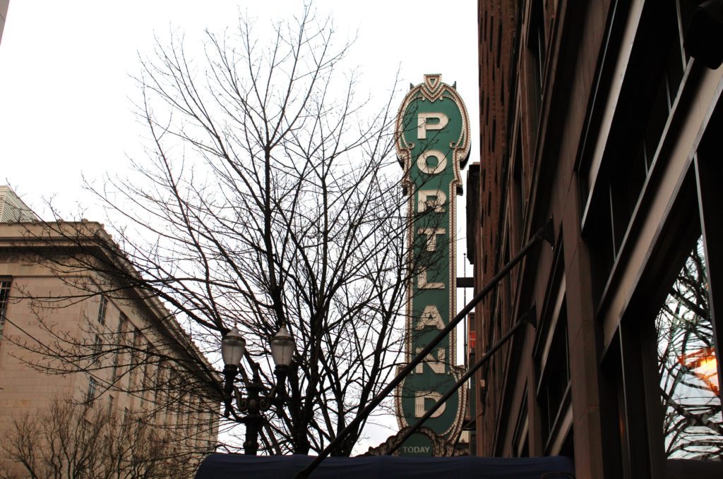 Portland Marquee at the Arlene Schnitzer Concert Hall