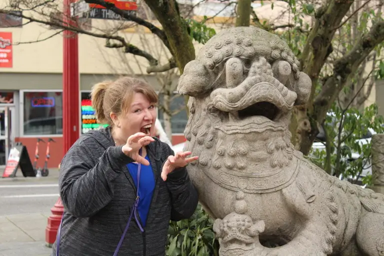 Portland Old Town Chinatown Statue