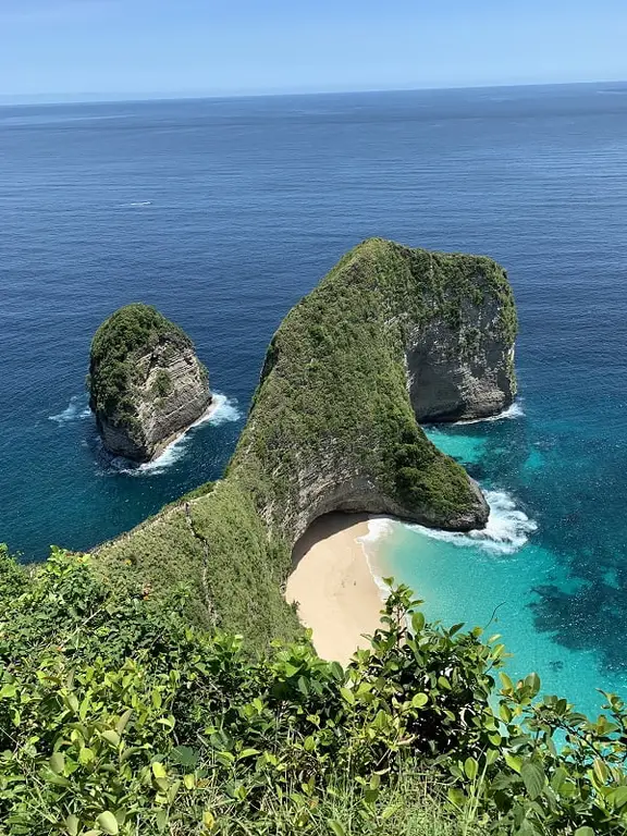 Kelingking Beach on Nusa Penida.  