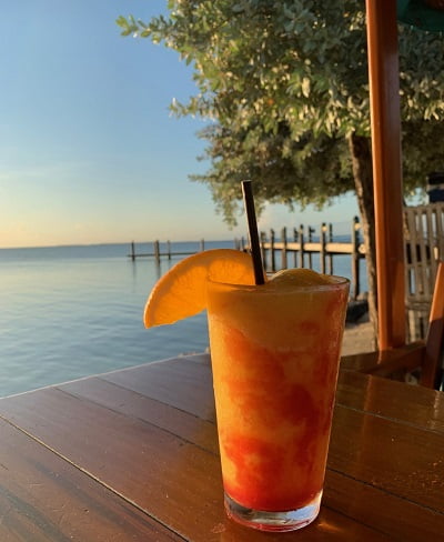 Sunset cocktail at Marker 88
