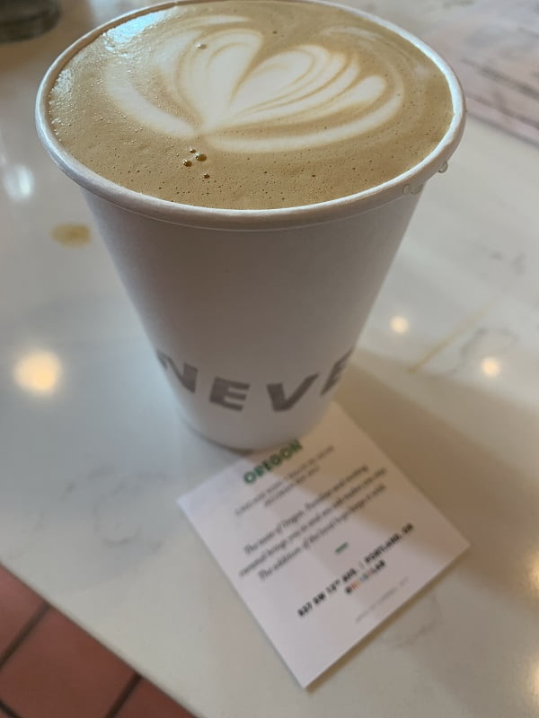 Never Coffee, Portland, Oregon