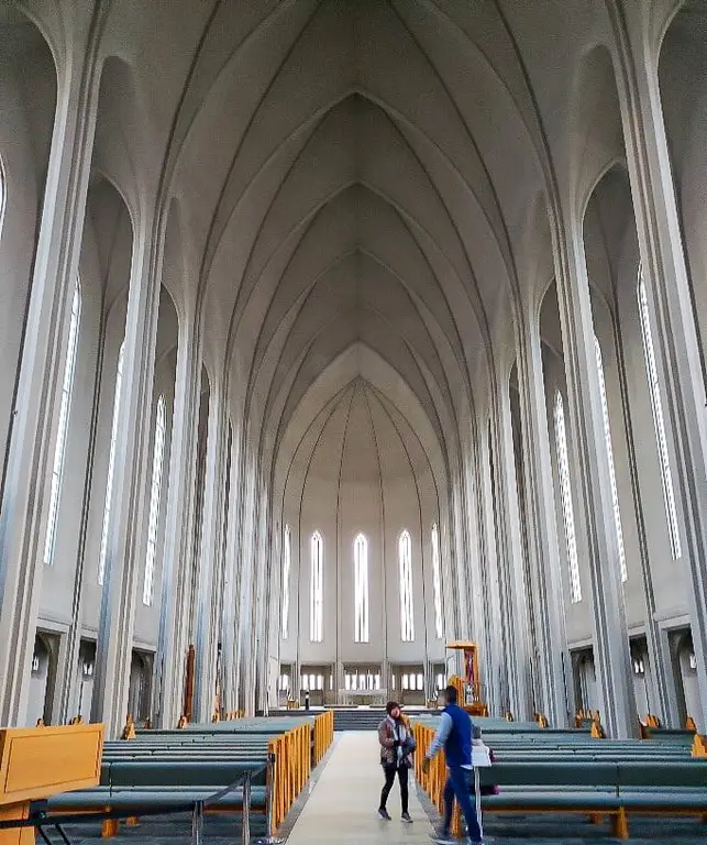 Inside Hallgrimskirkja