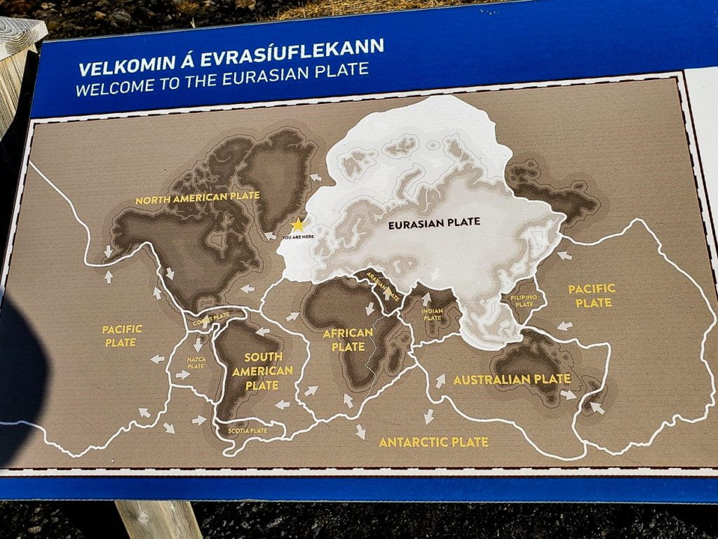 Eurasian and North American tectonic plates