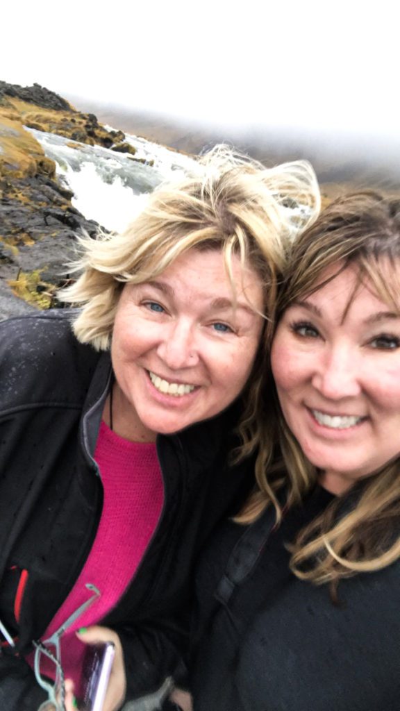Patti & Peggy on Iceland Stopover