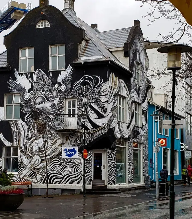 Buildings in Reykjavik, Iceland