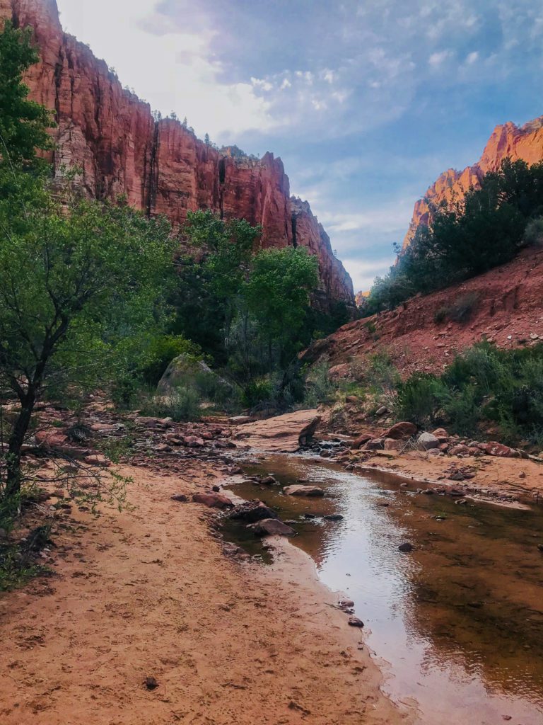 Water Canyon Trailhead, Zion National Park