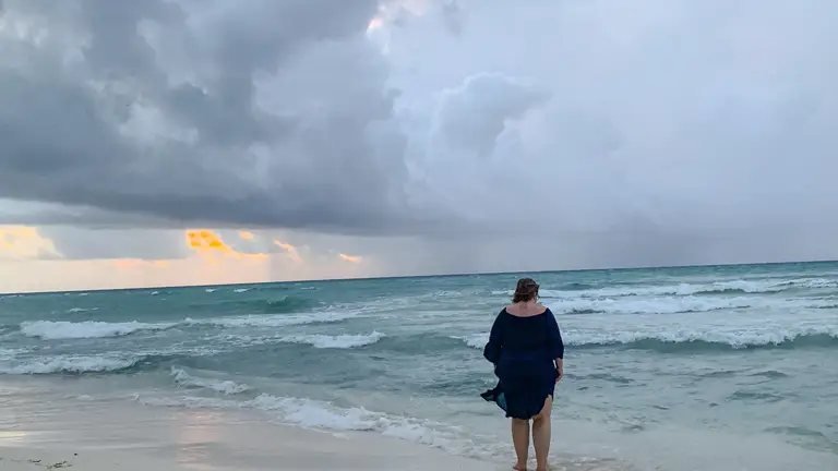 Playa del Carmen beach sunrise