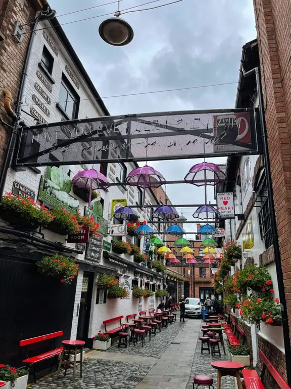 Belfast street art.  Have You Ever Seen the Rain