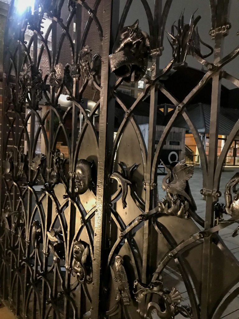 Gates at Shakespeare's Globe Theatre