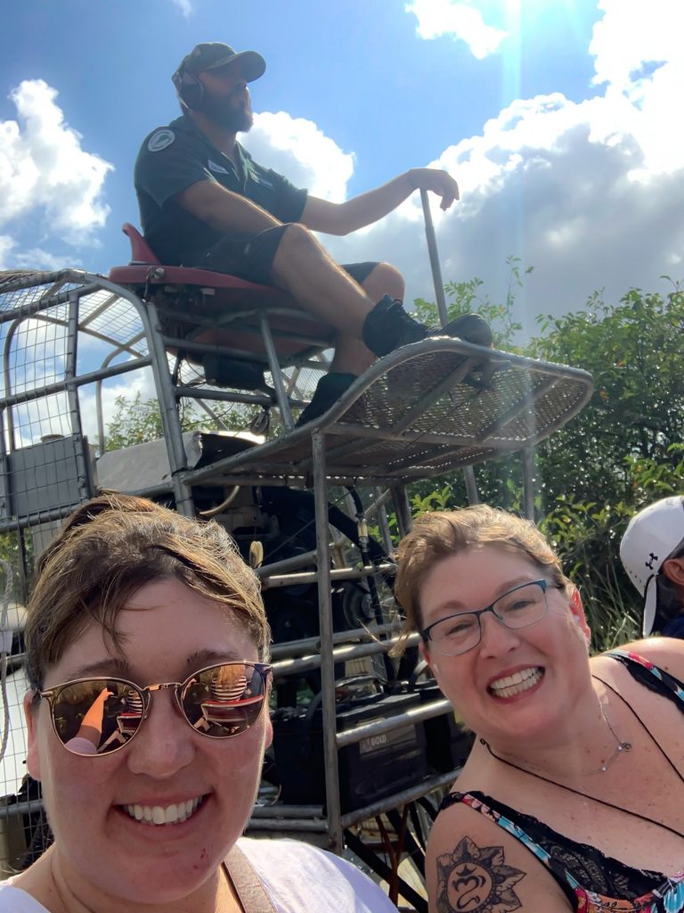 Sisbehaving on Cooperstown Airboats, Everglades NP