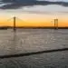 Tri-Cities Cable Bridge Sunset