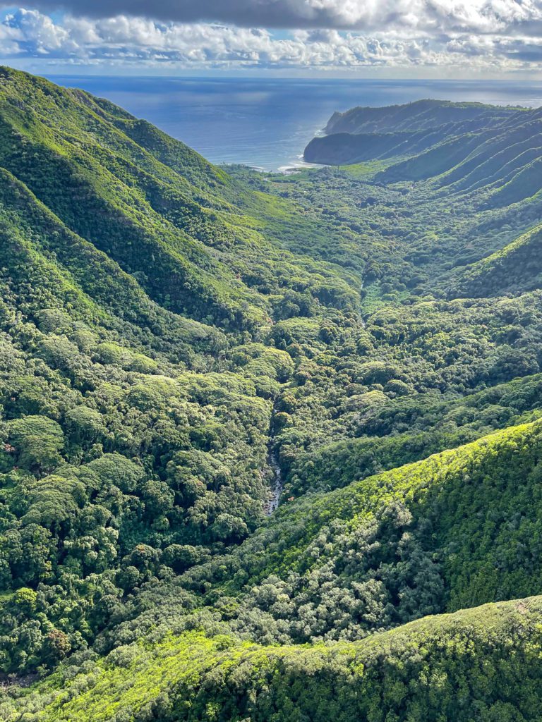 Doors Off Maui Helicopter Tour to Molokai - Molokai Waterfalls