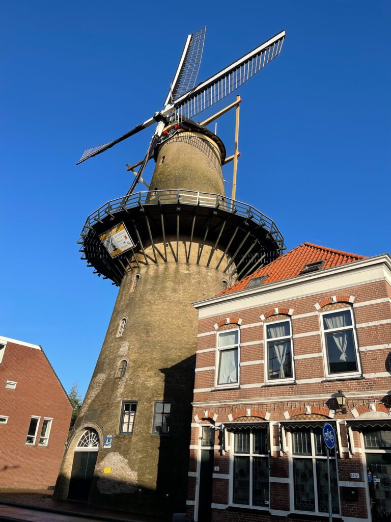 Windmill in Dordrecht, Netherlands