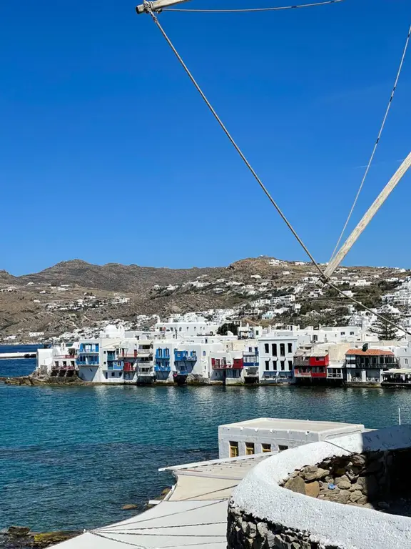 Mykonos Windmills - view of Little Venice