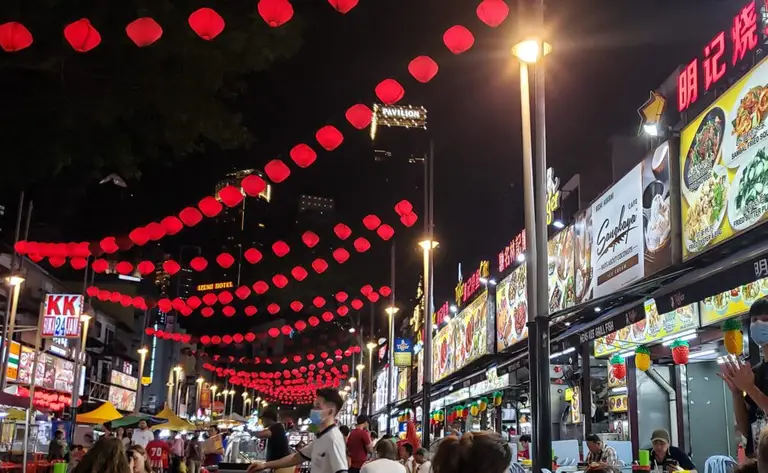 Jalan Alor Street Food Hawker Stands KL