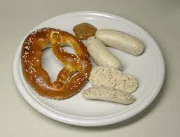 Weisswurst - traditional Bavarian breakfast
