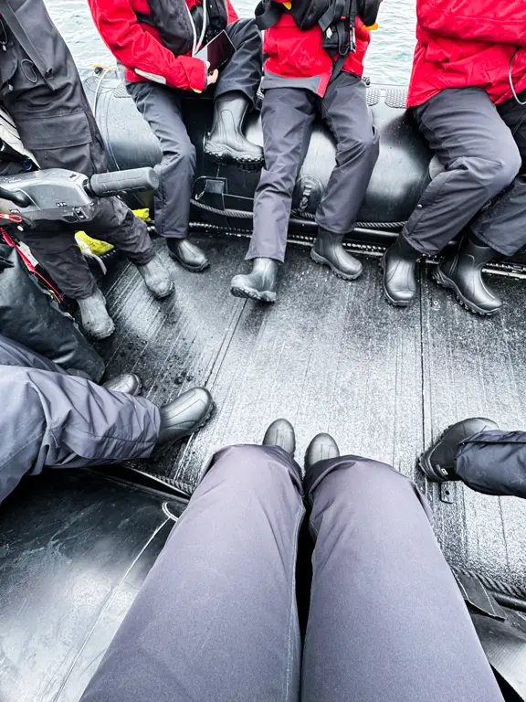 Antarctica zodiac excursion