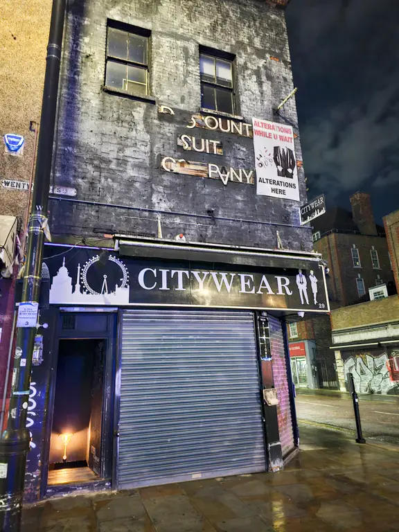 Discount Suit Company London Speakeasy