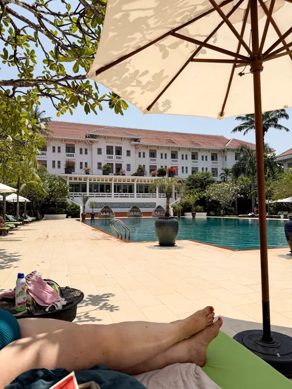 Pool at Raffles Grand Hotel d'Angkor
